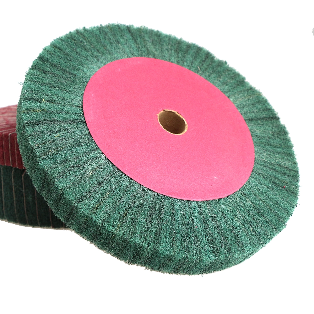 4 Inch Vertical Non-Woven Grinding&Polishing Flap Disc Nylon Flap Wheel